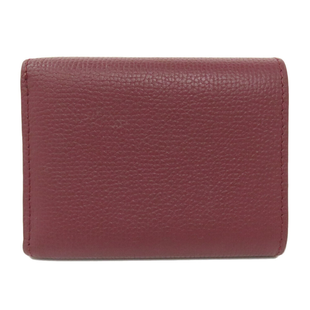 Loewe Bi Calfskin Wallet Wallet Anagram Compact fold Black